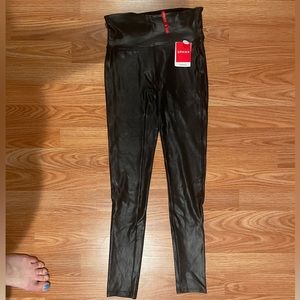 Faux Leather Leggings Petite